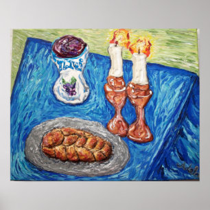 Poster "Shabbat Shalom "