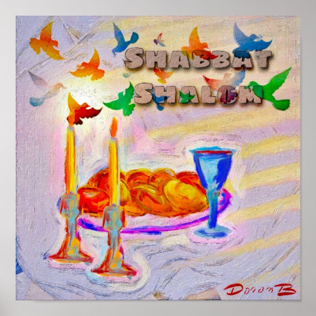 Poster Shabbat today  (Frente)