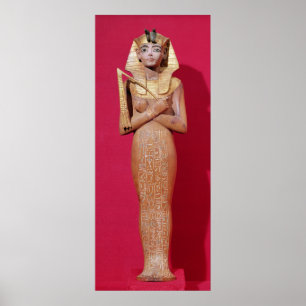 Pôster Shabti figura do rei de Tutankhamun