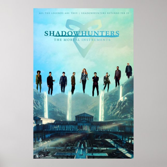 Poster Shadowhunters Legacy (Frente)