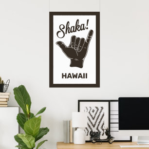 Poster Shaka de Localização Personalizada