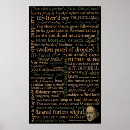Poster Shakespeare Insults Collection