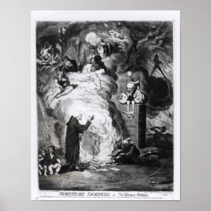 Pôster Shakespeare sacrificou, ou o oferecimento a