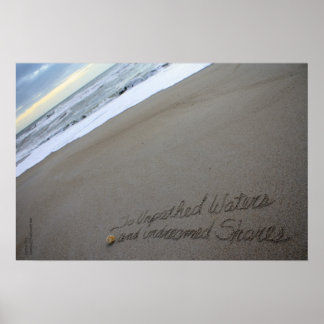 Pôster Shakespeare Unpathed Waters, de Beachwrite