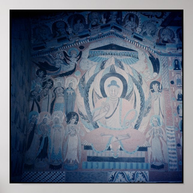 Poster Shakyamuni Buda pregando (Frente)