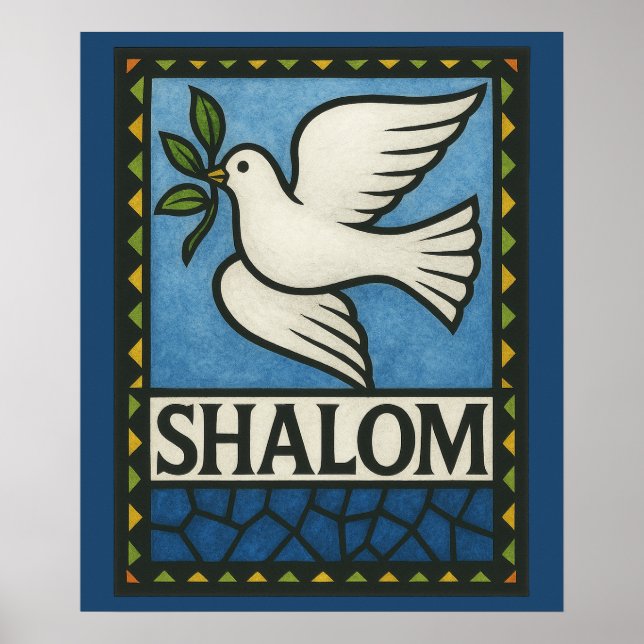 Poster Shalom Pombo Paz Terra (Frente)