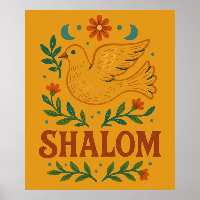 Poster Shalom Pombo Paz Terra (Frente)