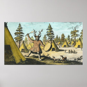 Poster Shaman do nativo americano