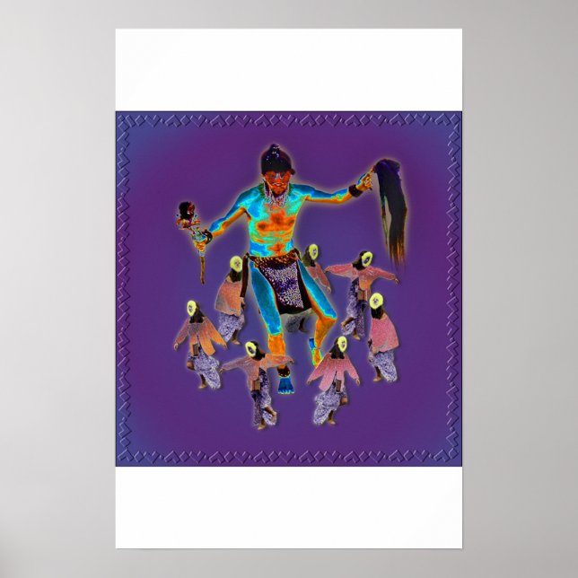 Pôster Shaman & Maidens (Frente)