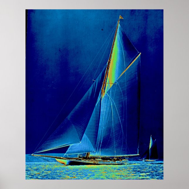 Poster Shamrock III 1903 (Frente)