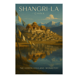 Pôster Shangri-La — Yunnan, China.