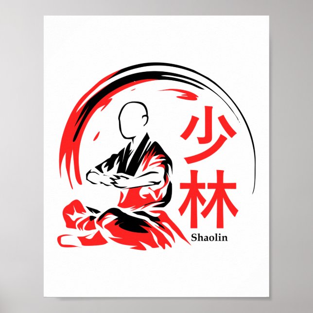 Poster Shaolin Martial Arts Kung Fu (Frente)