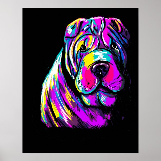 Poster Shar Pei Chinês (Frente)