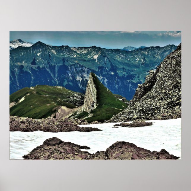 Poster Shark Fin Hill (Frente)