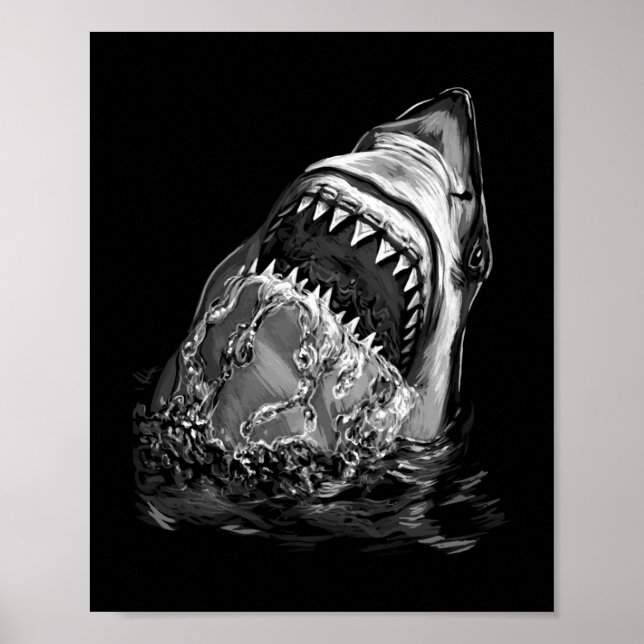 Poster Shark Scary Shark (Frente)