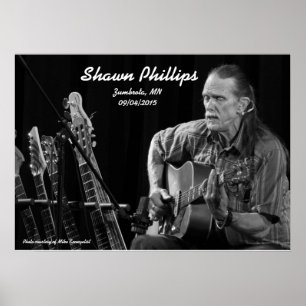 Pôster Shawn Phillips VIVO em Zumbrota, manganês em 2015