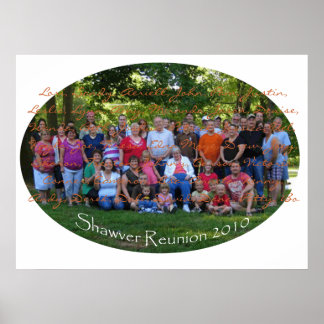 Pôster Shawver Reunion 2010, Lori, Sandy, Aeriell, Joh...