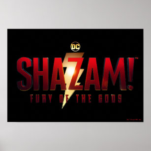 Poster SHAZAM! Fury of the Gods   Fury of the Gods Logo