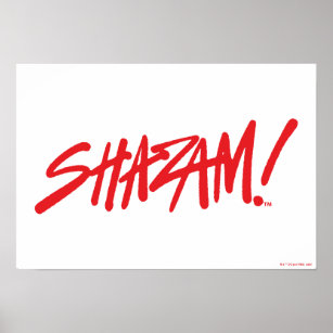 Poster SHAZAM! Fury of the Gods   Logotipo vermelho