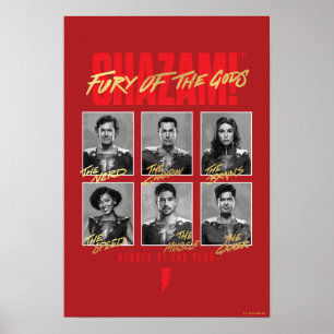 Poster SHAZAM! Fury of the Gods SHAZAMily Yearbook