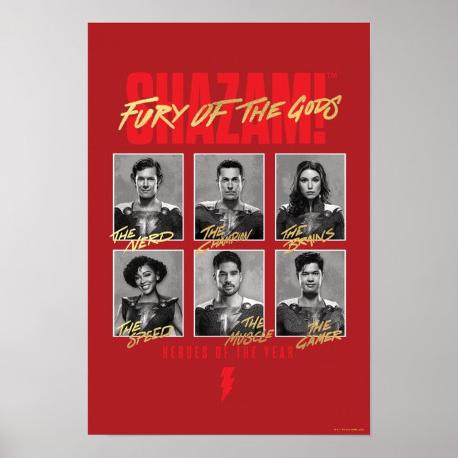 Poster SHAZAM! Fury of the Gods | SHAZAMily Yearbook (Frente)