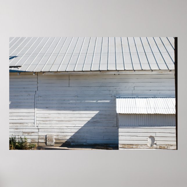Poster Shed Branco (Frente)