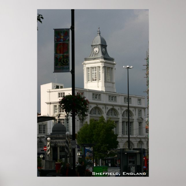 Poster Sheffield, Inglaterra (Frente)