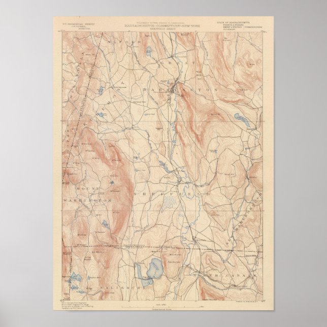 Pôster Sheffield, Massachusetts (Frente)