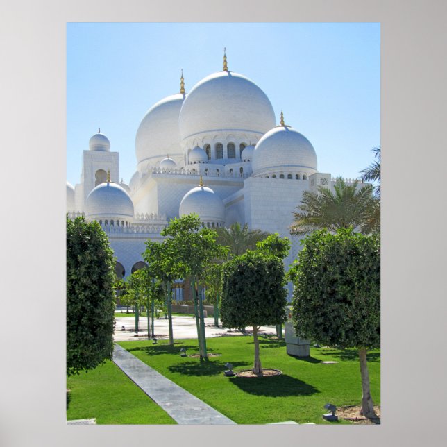 Poster Sheikh Zayed Grande Mesquita domos 1 (Frente)