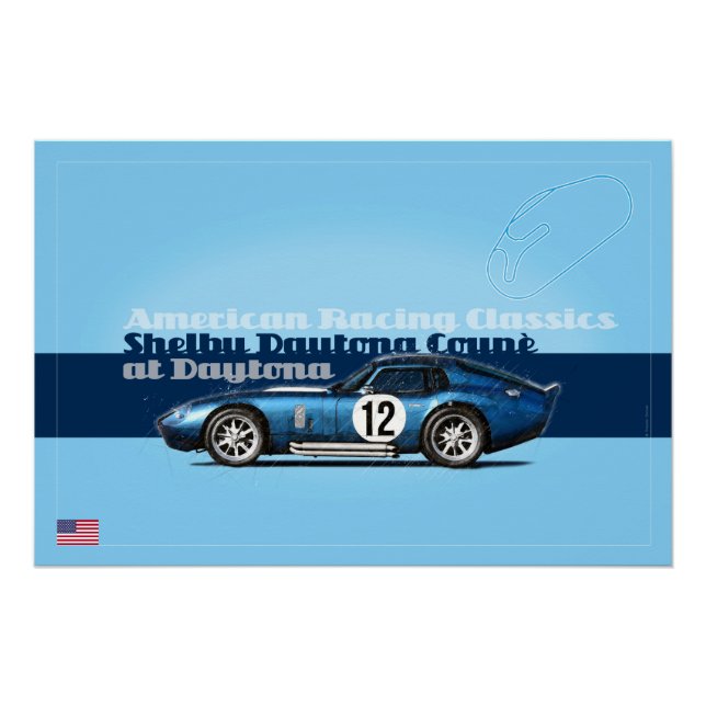 Pôster Shelby Coupe at Daytona (Frente)