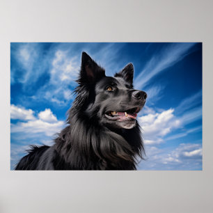 Poster Shepherd Groenendael belga