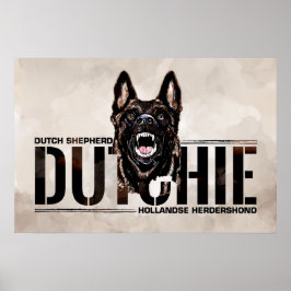 Poster Shepherd - Hollandse Herdershond