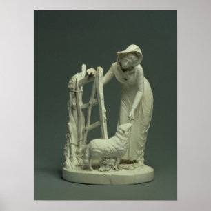 Pôster Shepherdess de Derby, 1790