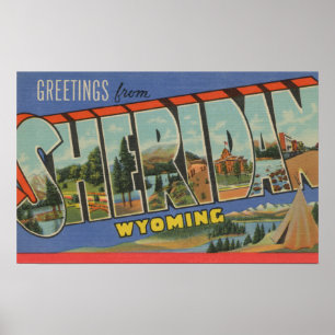 Poster Sheridan, Wyoming - grandes cenas da letra