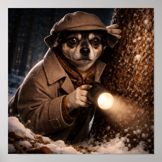 Poster "Sherlock Louie" (Frente)