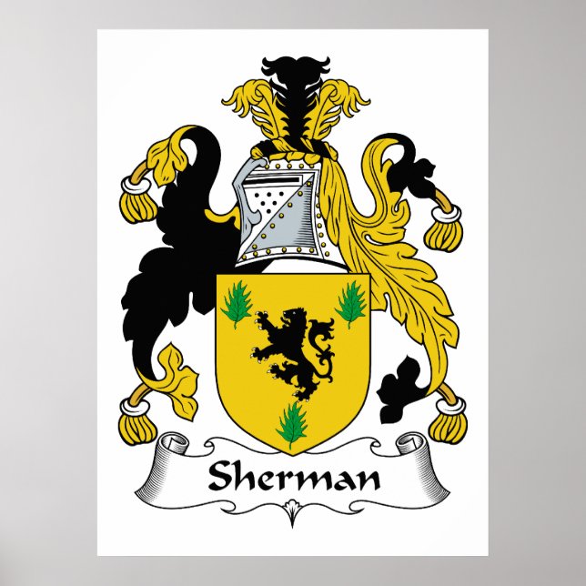Poster Sherman Family Crest (Frente)