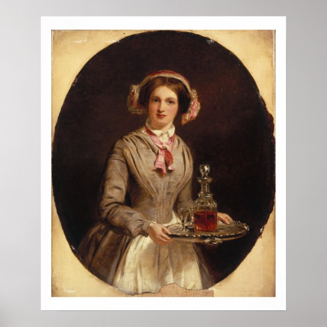 Poster 'Sherry Sir?', 1853 (petróleo na canvas) (Frente)