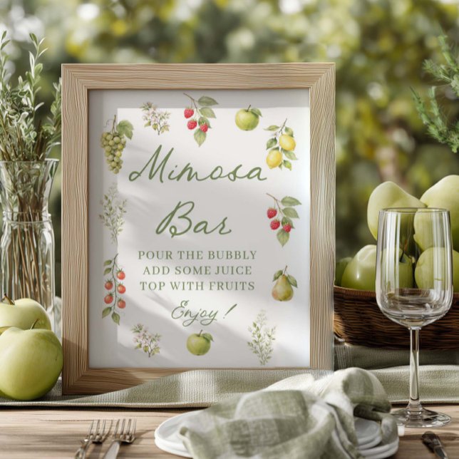 Poster She's fresh off the market  Mimosa Bar (Criador carregado)