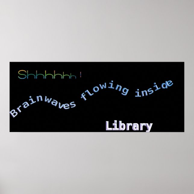 Poster Shhh! (Frente)