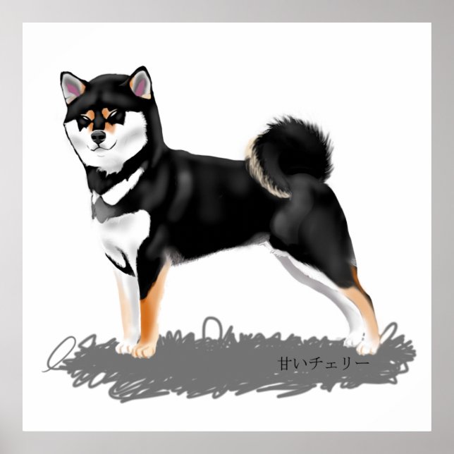 Poster Shiba inu (Frente)