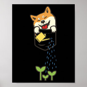 Poster Shiba Inu Shirt Dog Lover Gardla