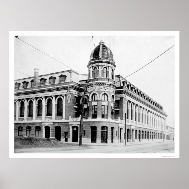 Pôster Shibe Park Baseball 1913 (Frente)