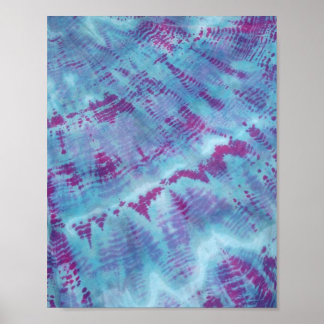 Poster Shibori Blue Bohemian (Frente)