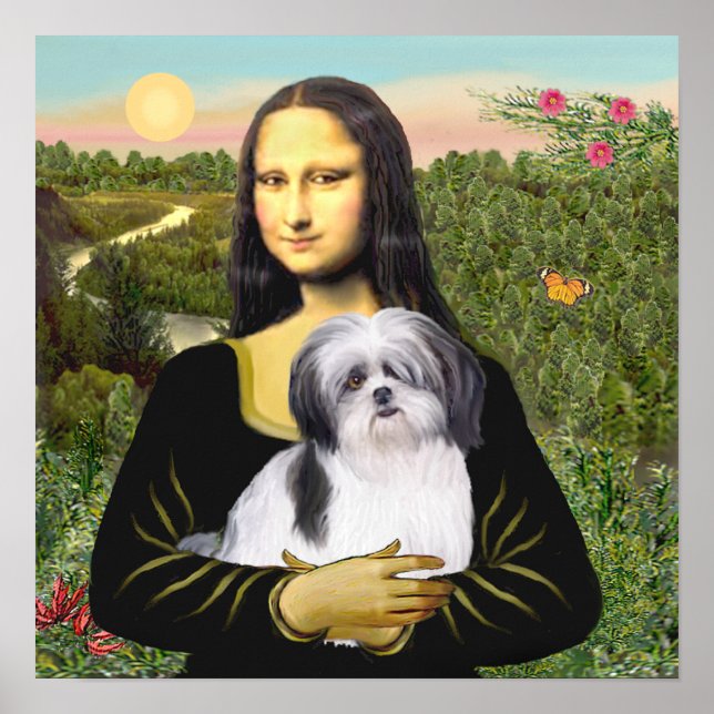 Poster Shih Tzu (A1) - Mona Lisa (Frente)