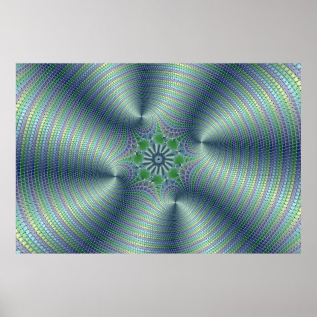 Poster Shimmerine - Arte Fractal (Frente)