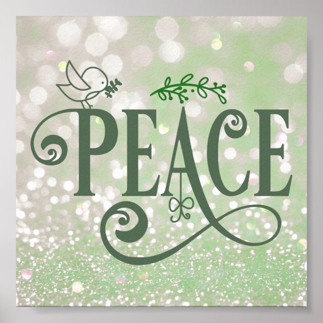 Poster Shimmering Green Peace (Frente)