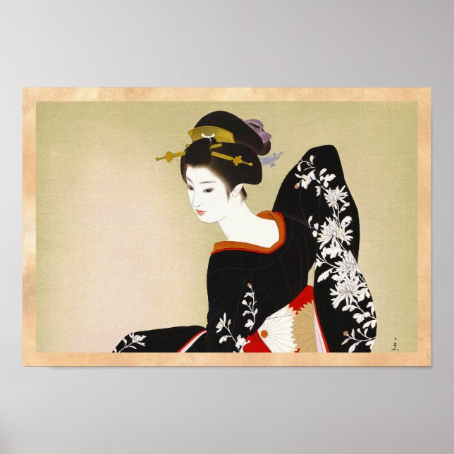 Pôster Shimura Tatsumi Dois Assuntos de Mulheres Japonesa (Frente)