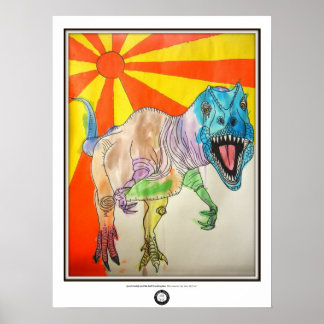 Poster Shine-assaurus