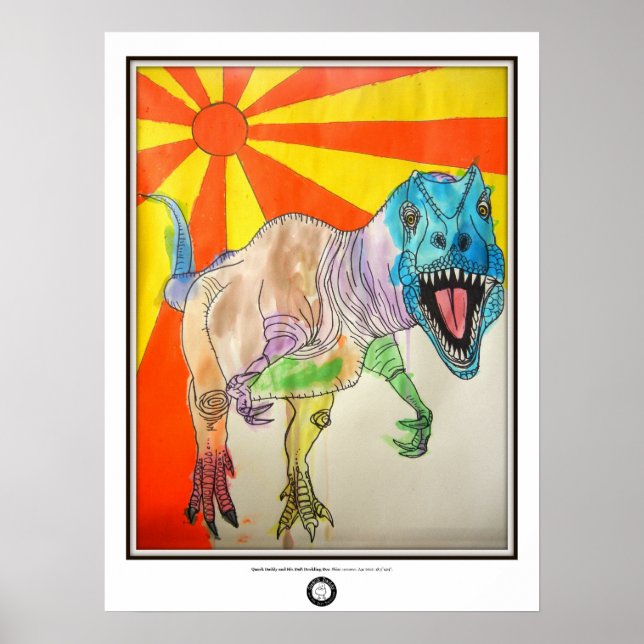 Poster Shine-assaurus (Frente)