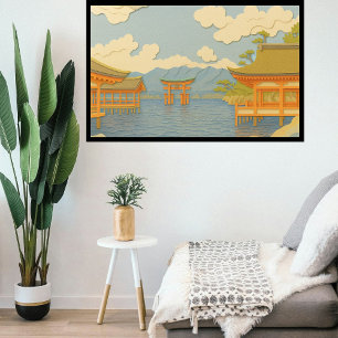 Poster Shine estética de paisagem Viagem do Japão persona